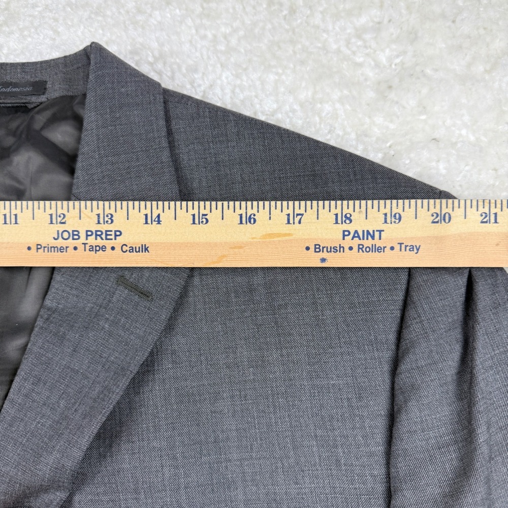 Lauren‎ Ralph Lauren Blazer Men 46R Grey 100% Wool Two Button Sport Coat - Picture 4 of 9